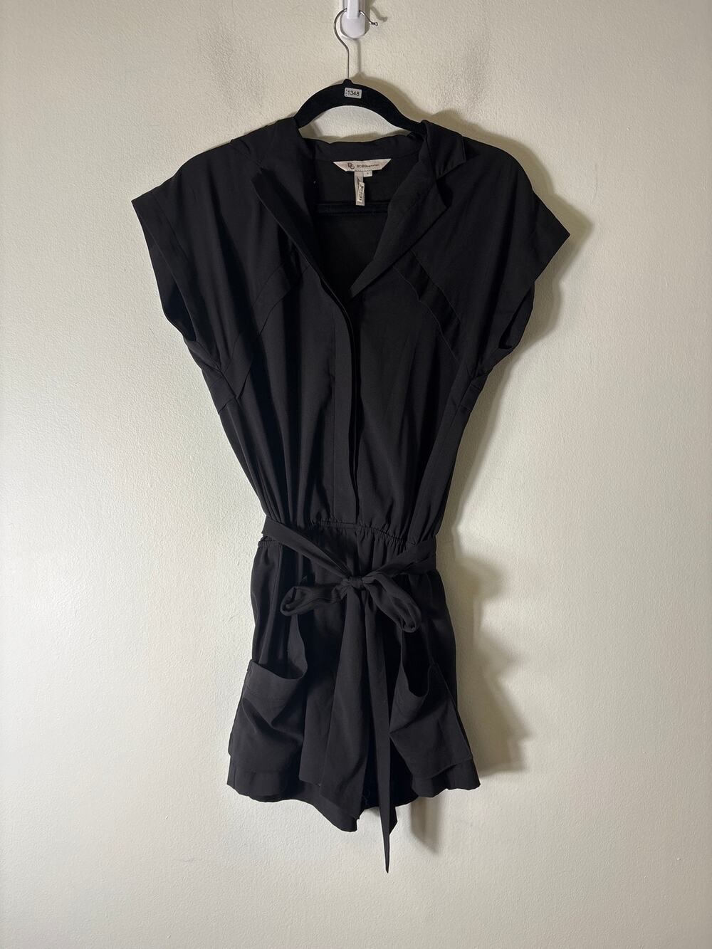 BCBG Black Romper Sz S